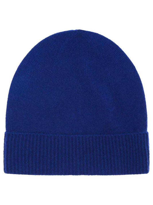 💕 Zwillingsherz Mütze "Ribbon Edge Beanie" 100 % Kaschmir Neonblau