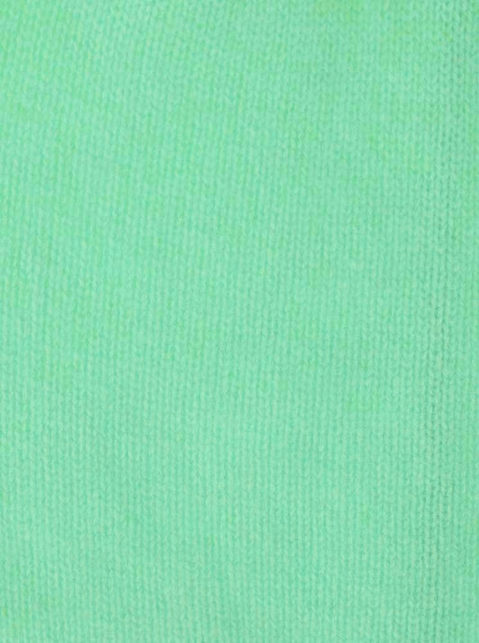 💕 Zwillingsherz Mütze Beanie "Pastell" 100 % Kaschmir Mint