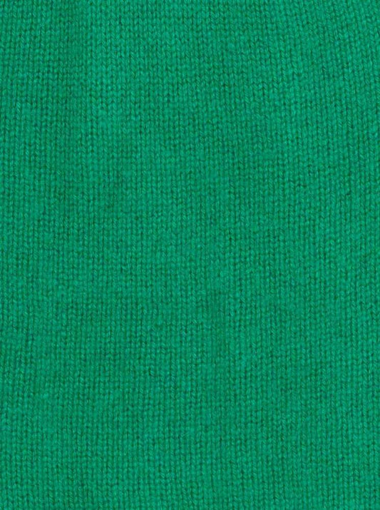 💕 Zwillingsherz Mütze Beanie 100 % Kaschmir Grün