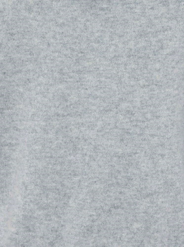 đź’• Zwillingsherz Pullover Pulli Kurz Hoodie "Florenz" 100 % Kaschmir Kapuze Hellgrau