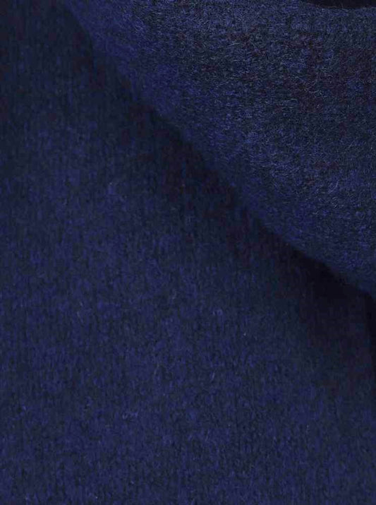 💕 Zwillingsherz Schal 100 % Cashmere "Herren-Uni" Classic Kaschmir Navy