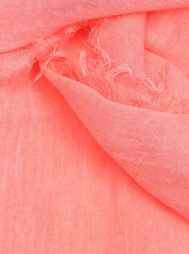 💕 Zwillingsherz Schal Tuch "Laura" Coral Bambus nachhaltig