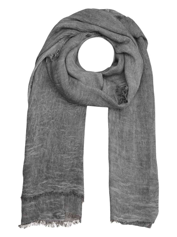 💕 Zwillingsherz Schal Tuch "Laura" Anthrazit Bambus nachhaltig