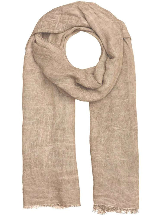 💕 Zwillingsherz Schal Tuch "Laura" Beige Bambus nachhaltig