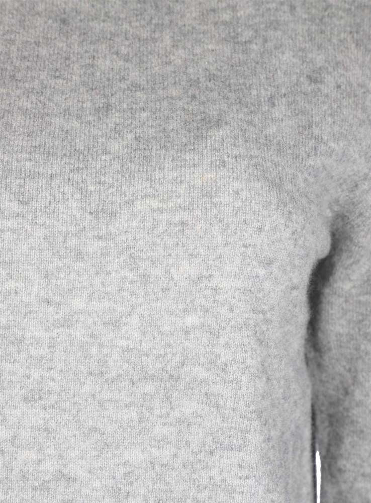 đź’• Zwillingsherz Pullover Pulli "Rundhals" 100 % Kaschmir Cashmere Hellgrau