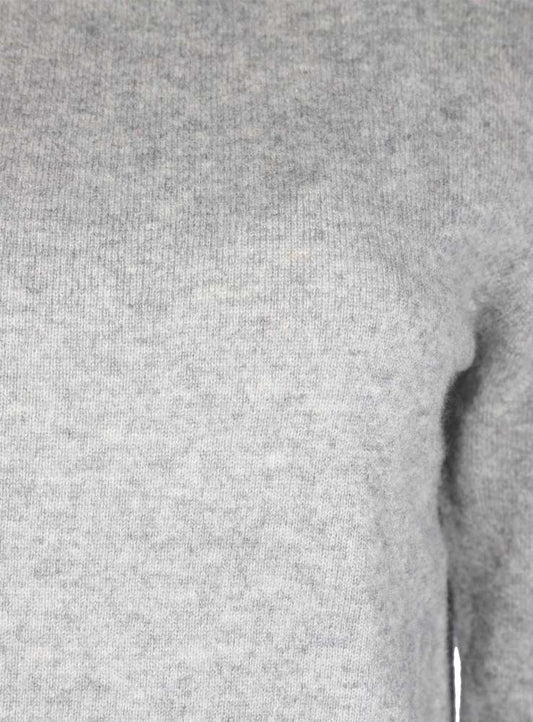 💕 Zwillingsherz Pullover Pulli "Rundhals" 100 % Kaschmir Cashmere Hellgrau