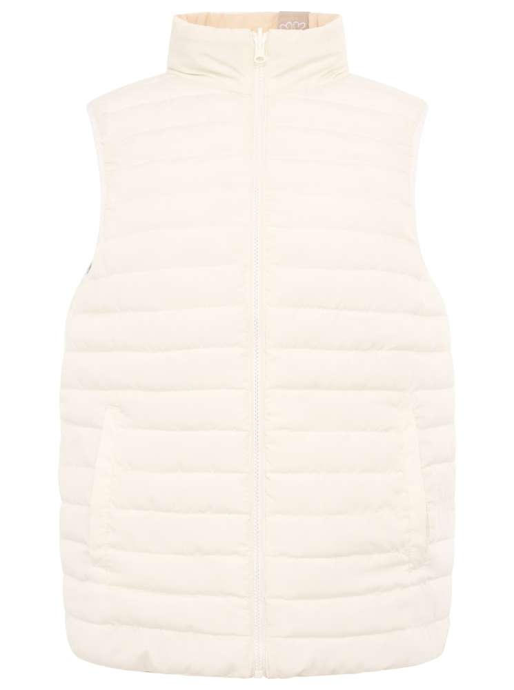 💕 Zwillingsherz Wendeweste "Classic" Kurz Weste Weiß Beige