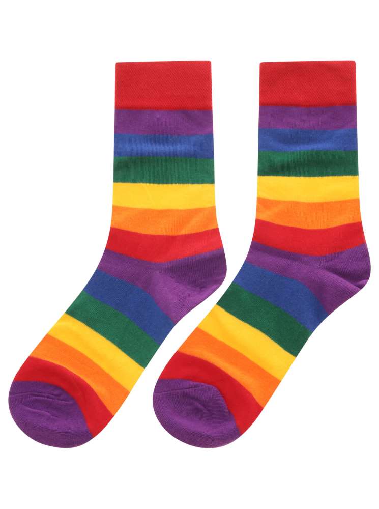 đź’• Zwillingsherz Socken "Rainbow" Bunt