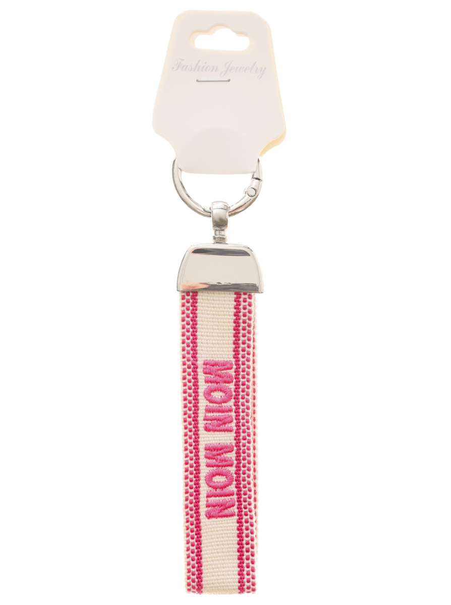 💕 Zwillingsherz Schlüsselanhänger "Moin" Weiß