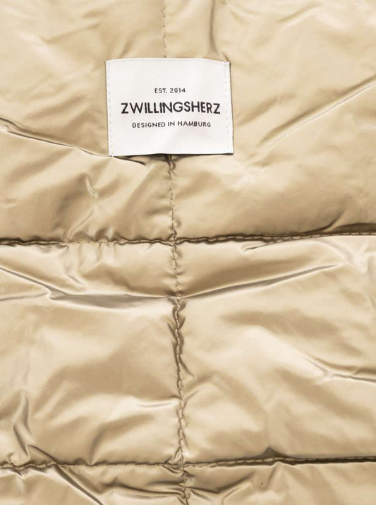 💕 Zwillingsherz Tasche XXL Stepptasche "ZH" Gold