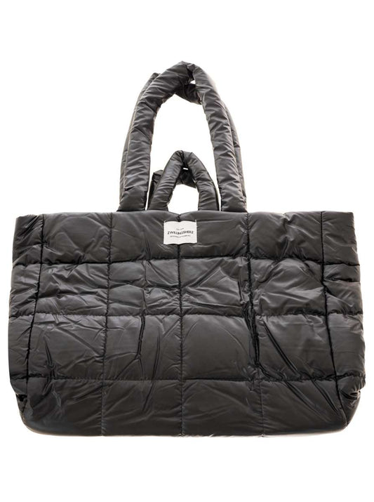 💕 Zwillingsherz Tasche XXL Stepptasche "ZH" Schwarz