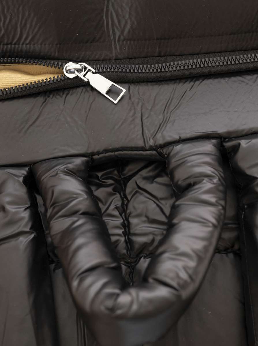 💕 Zwillingsherz Tasche XXL Stepptasche "ZH" Schwarz