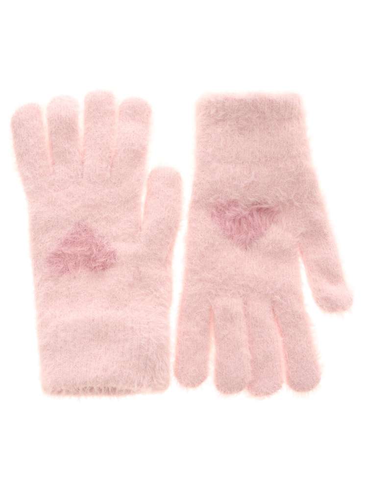 handschuhe herz 💕 Handschuhe Kuschel "Herzen" Rosa – Astrid`s Boutique