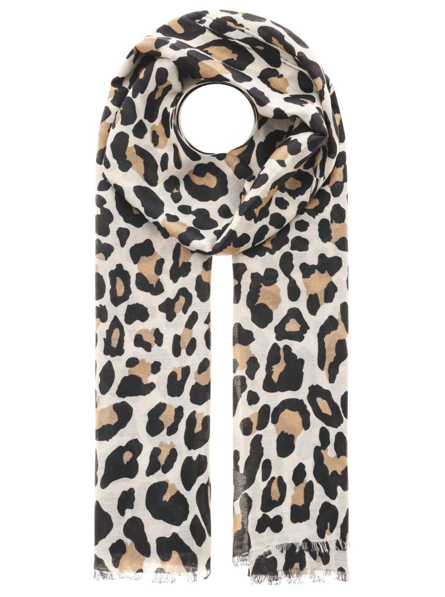 💕 Zwillingsherz Schal "Classic Leo Light" Beige