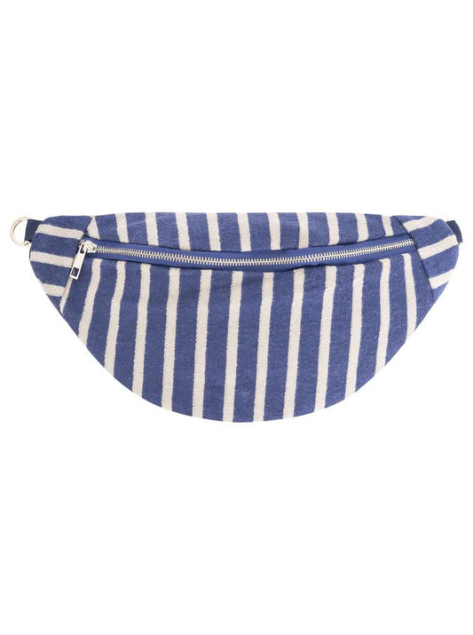 💕 Zwillingsherz Tasche Crossbodybag Bauchtasche "Streifen" Blau