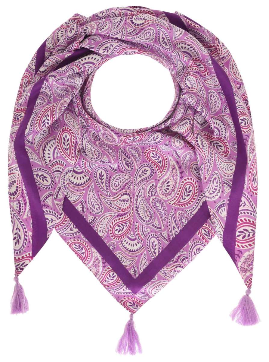 💕 Zwillingsherz Dreieckstuch "Noel" Lila Bambus nachhaltig organic