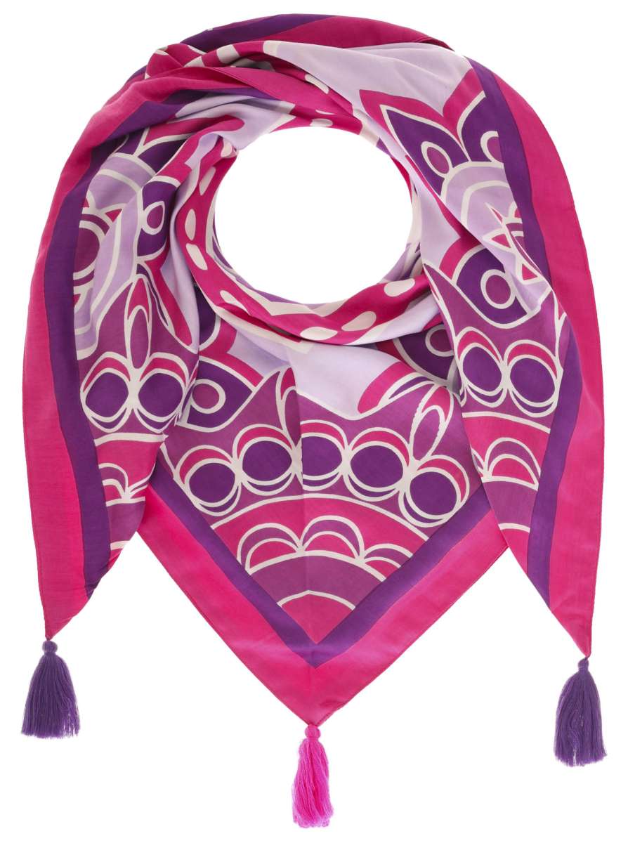 💕 Zwillingsherz Dreieckstuch "Felize" Pink Viereck Bambus nachhaltig organic