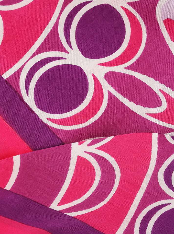 💕 Zwillingsherz Dreieckstuch "Felize" Pink Viereck Bambus nachhaltig organic