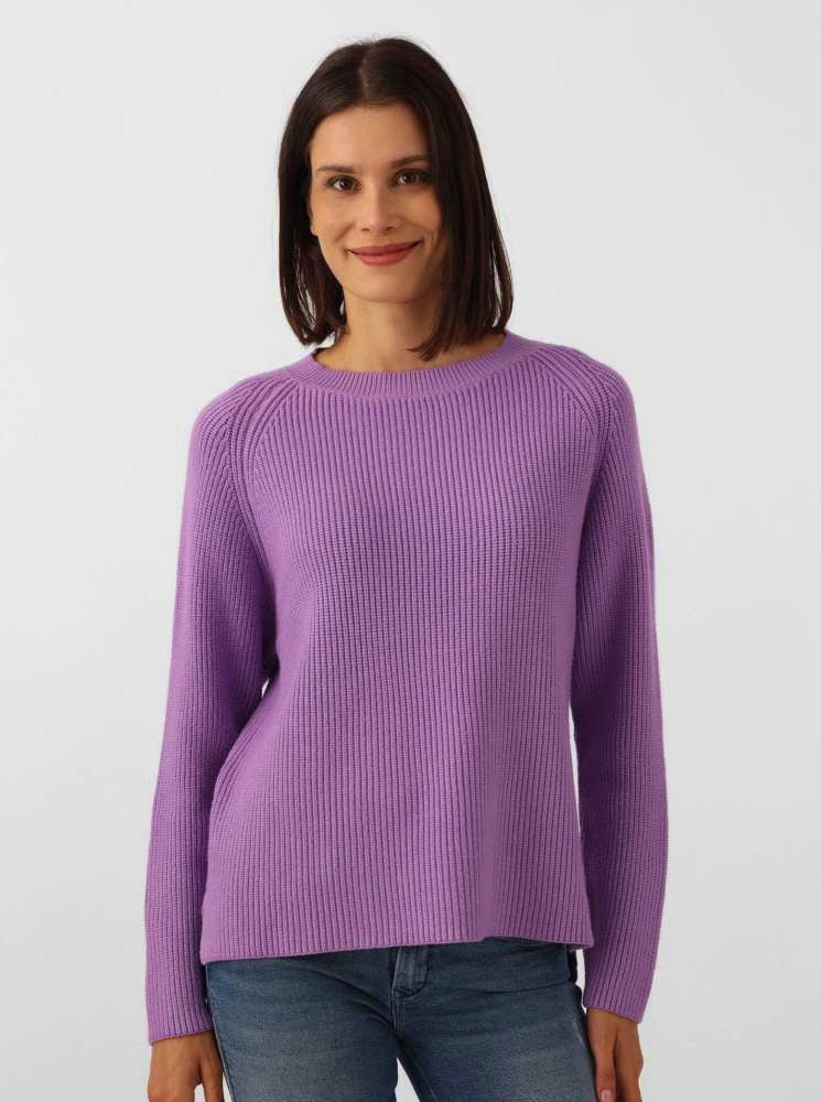 💕 Zwillingsherz Pullover Pulli "Natasha" Viskose Lavendel