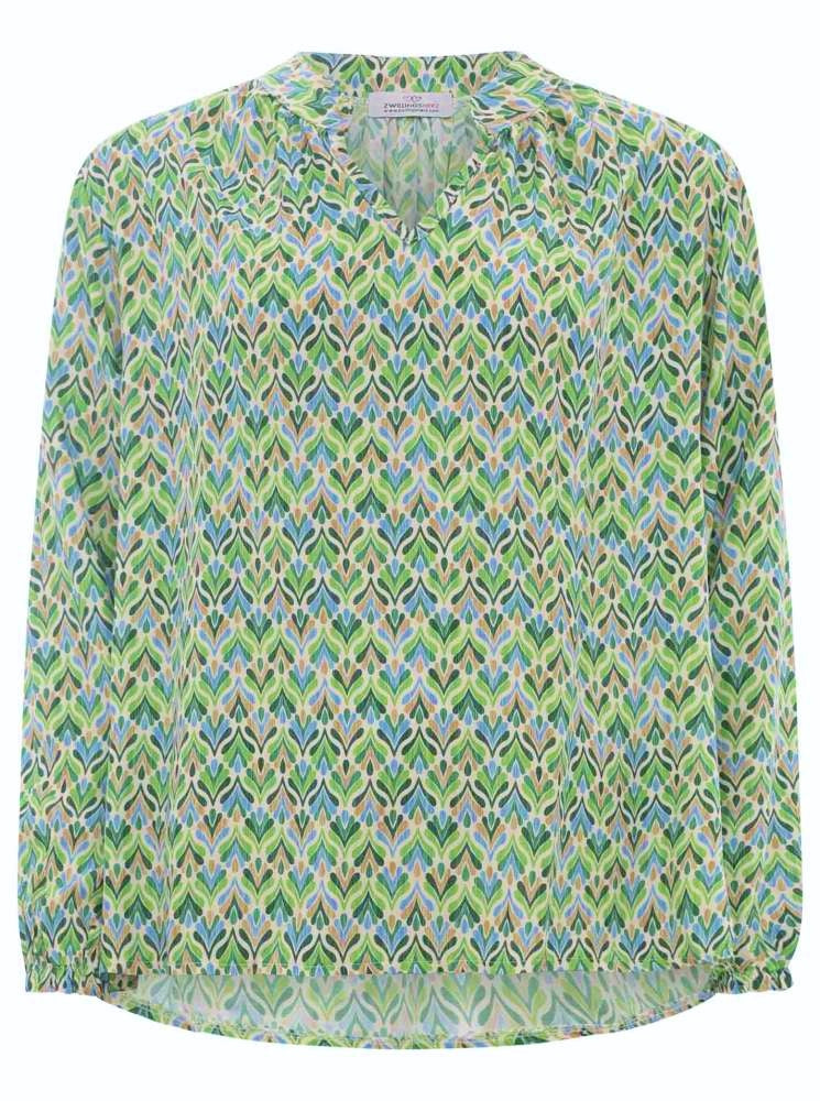 💕 Zwillingsherz Bluse One size "Amstel" Grün