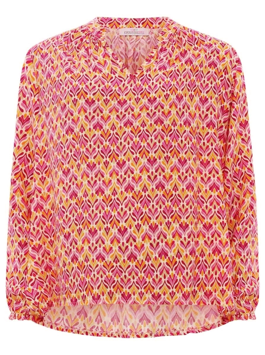 đź’• Zwillingsherz Bluse One size "Amstel" Orange