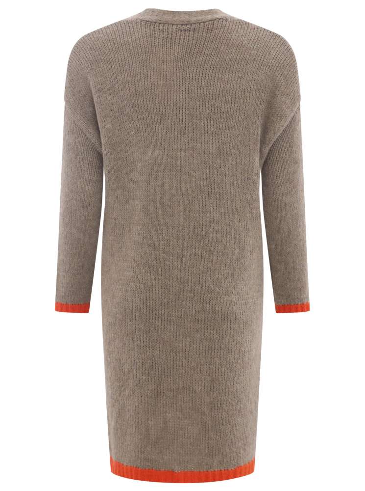 💕 Zwillingsherz Strickjacke "Florida" Wolle Beige