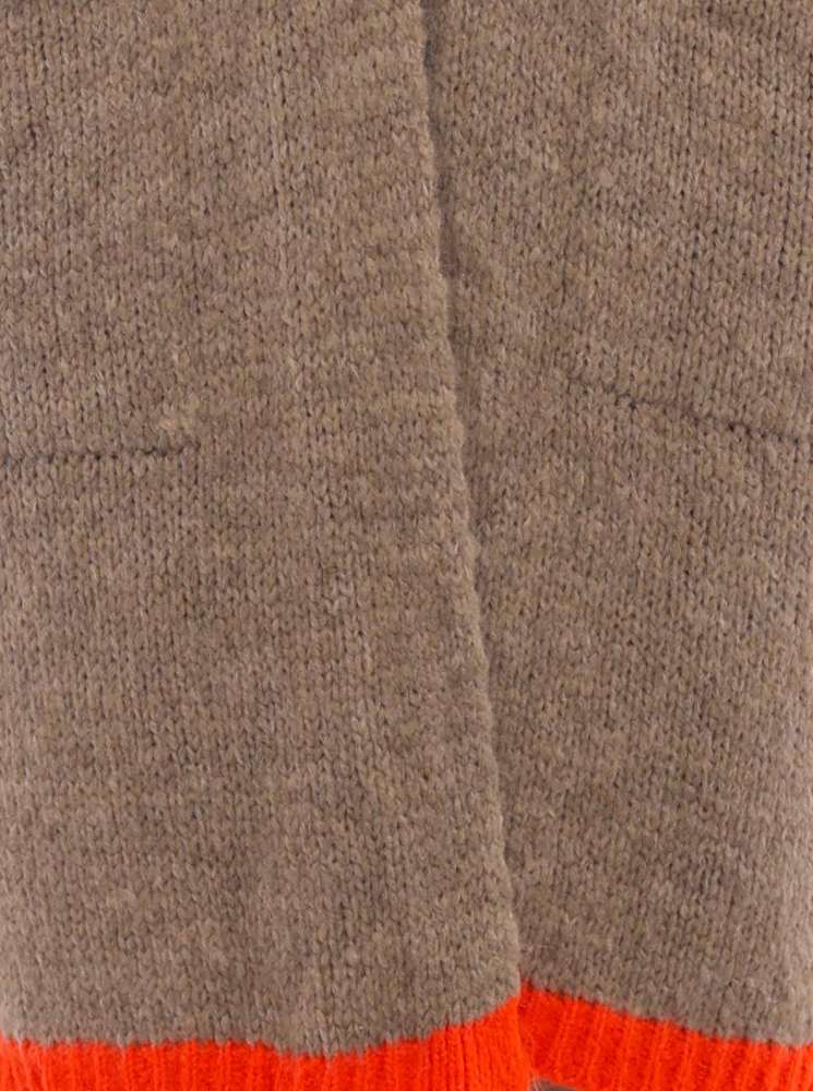 💕 Zwillingsherz Strickjacke "Florida" Wolle Beige