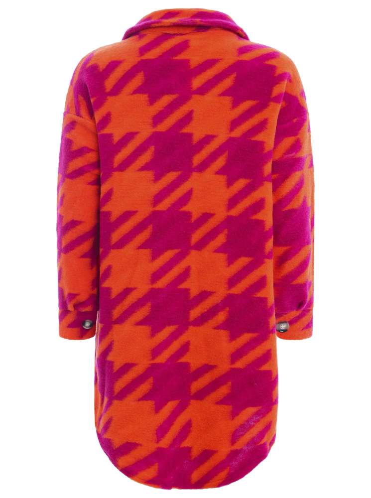💕 Zwillingsherz Wolljacke "Whistler" Wolle Orange Berry