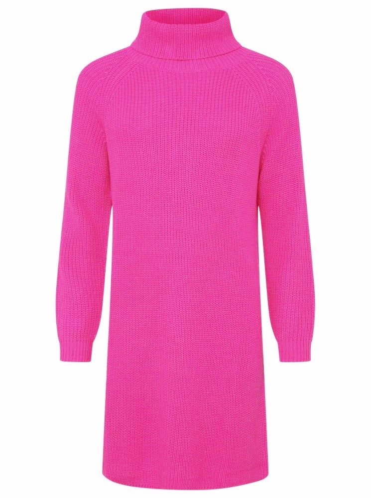 đź’• Zwillingsherz Kleid Strickkleid "Eileen" Wolle Pink