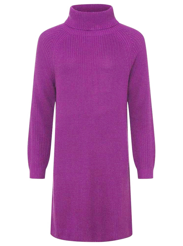 đź’• Zwillingsherz Kleid Strickkleid "Eileen" Wolle Lila