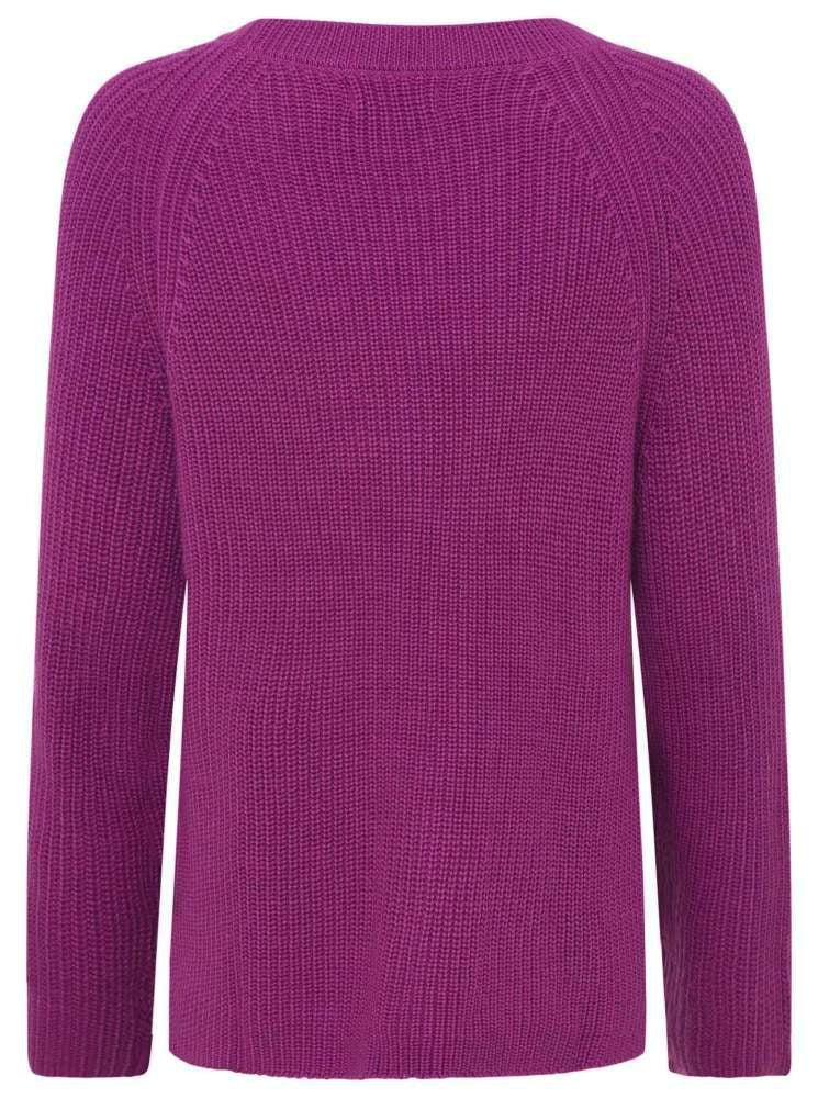 đź’•Zwillingsherz Pullover Pulli "Janna" Wolle Lila