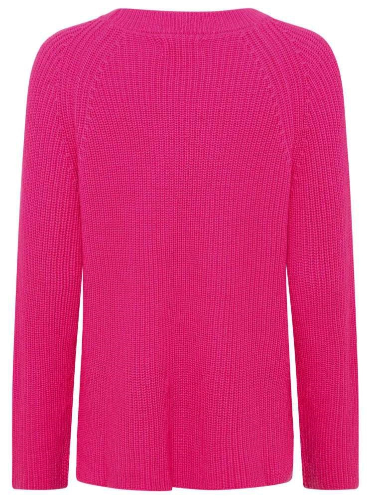 đź’•Zwillingsherz Pullover Pulli "Janna" Wolle Neonpink