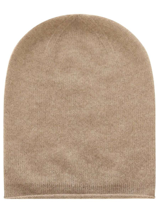 💕 Zwillingsherz Mütze "Herren Beanie" 100 % Kaschmir Beige