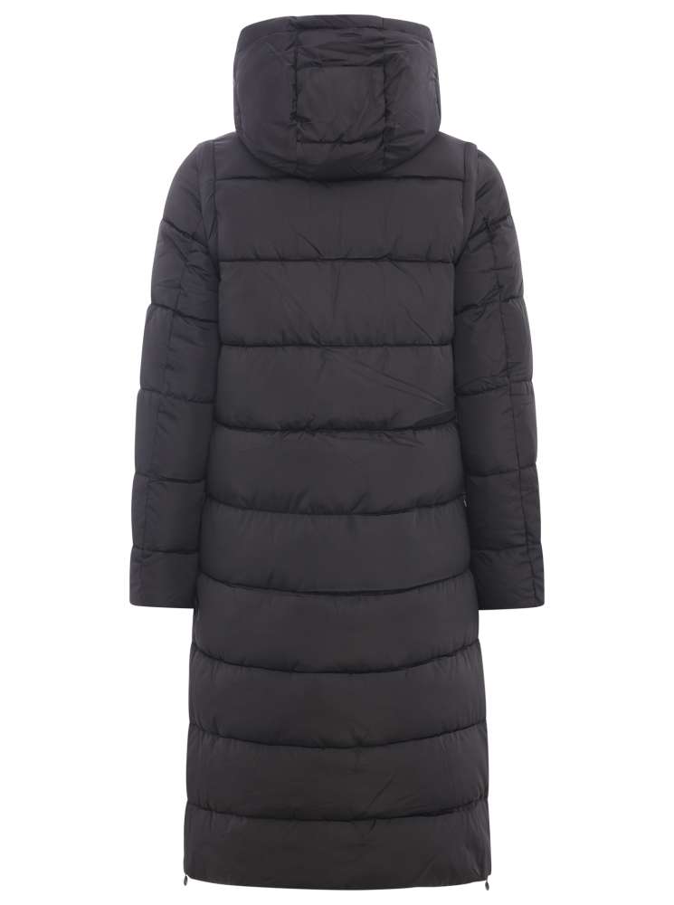 Steppmantel Weste "Borkum" 2 in 1 Schwarz