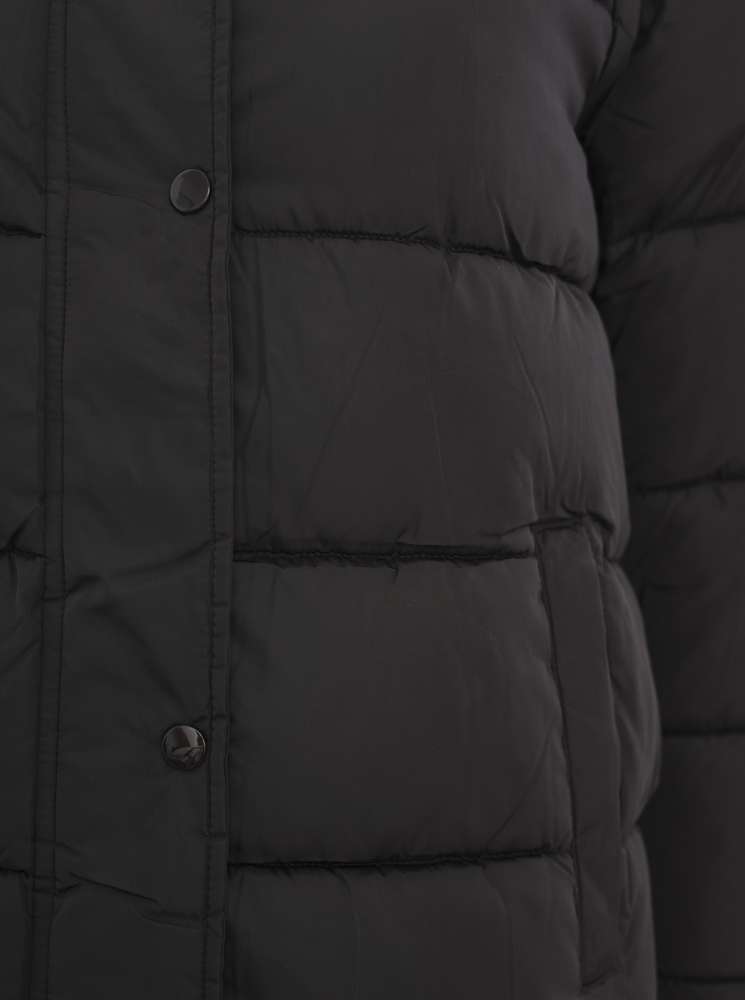 Steppmantel Weste "Borkum" 2 in 1 Schwarz