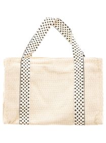 💕 Zwillingsherz Tasche Shopper "Summer" Creme Schwarz
