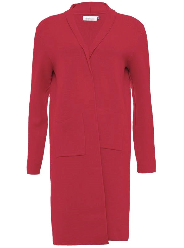 đź’• Zwillingsherz Strickjacke "Jessy 2.0" Kragen Bordeaux