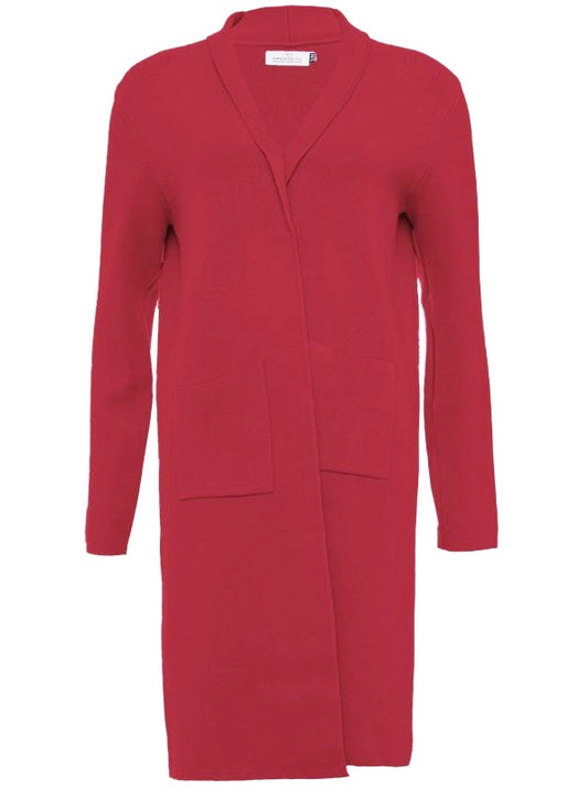 💕 Zwillingsherz Strickjacke "Jessy 2.0" Kragen Bordeaux