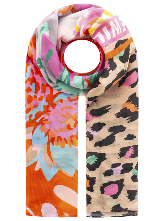 💕 Zwillingsherz Schal "Wild Jungle" Viskose Mix Multi