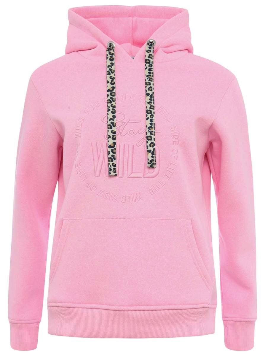 đź’• Zwillingsherz Sweatshirt Hoodie "Nelina" Sweater Baumwolle Rosa
