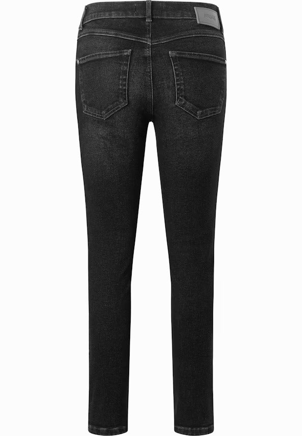 Angels Jeans Ornella 5 Pocket verkürzt Seam Black used