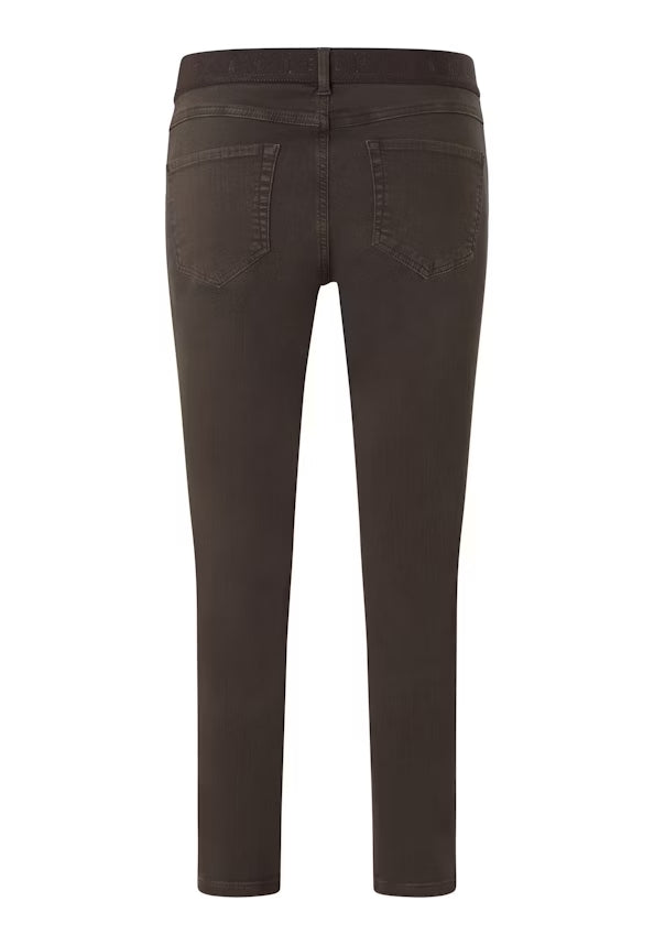 Angels Jeans Ornella 5 Pocket verkürzt Chocolate Used