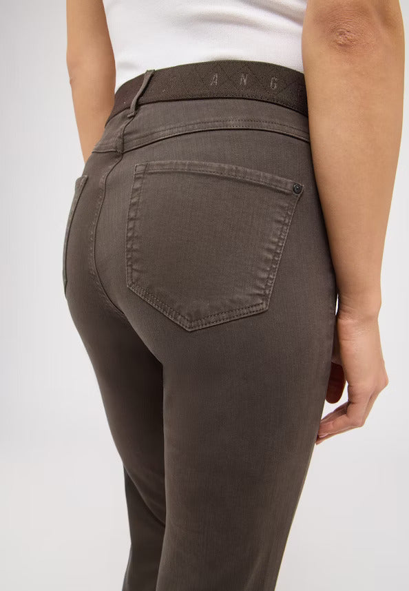 Angels Jeans Ornella 5 Pocket verkürzt Chocolate Used