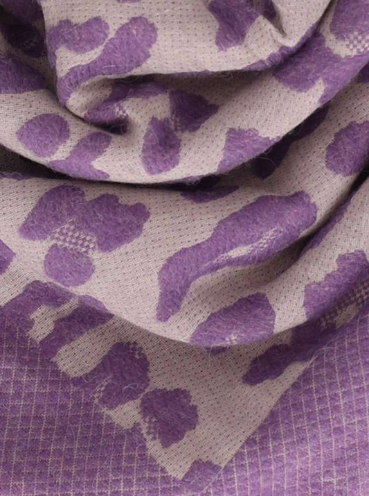 💕 Zwillingsherz Dreieckstuch Viereck "Motala" Wolle Lila