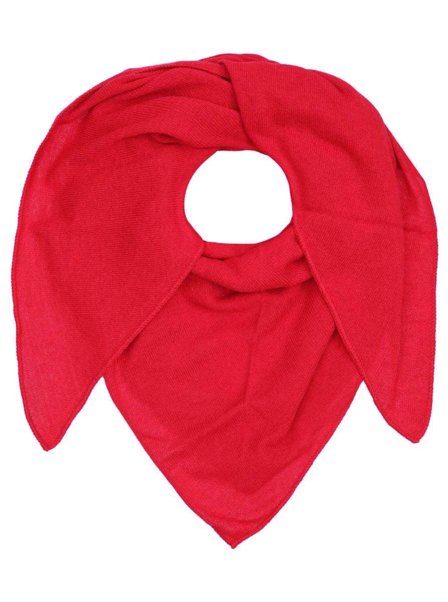 💕 Zwillingsherz Dreieckstuch "Valea" Kaschmir Orange