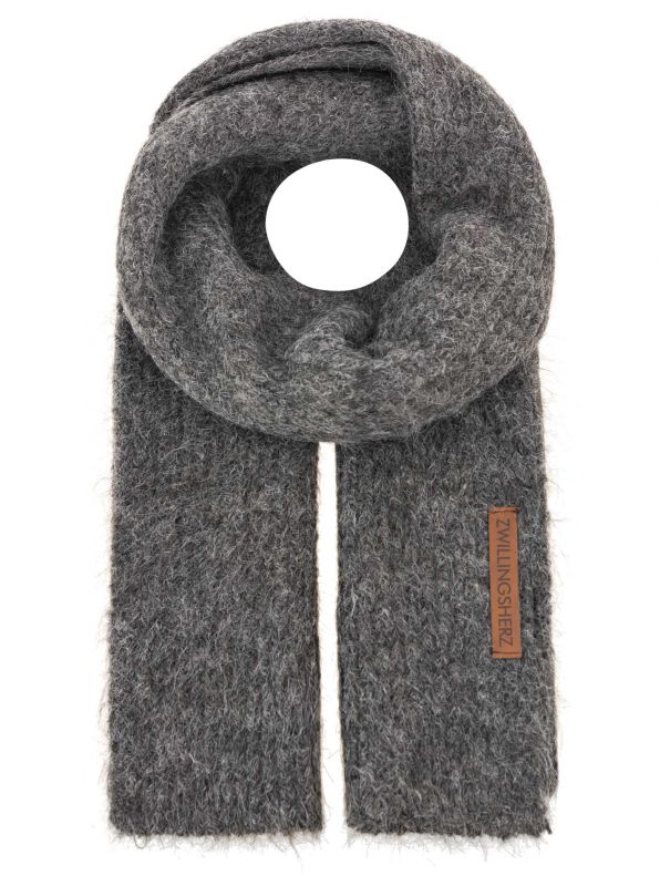 💕 Zwillingsherz Schal Kuschelschal "Rippe & Patch" Herren