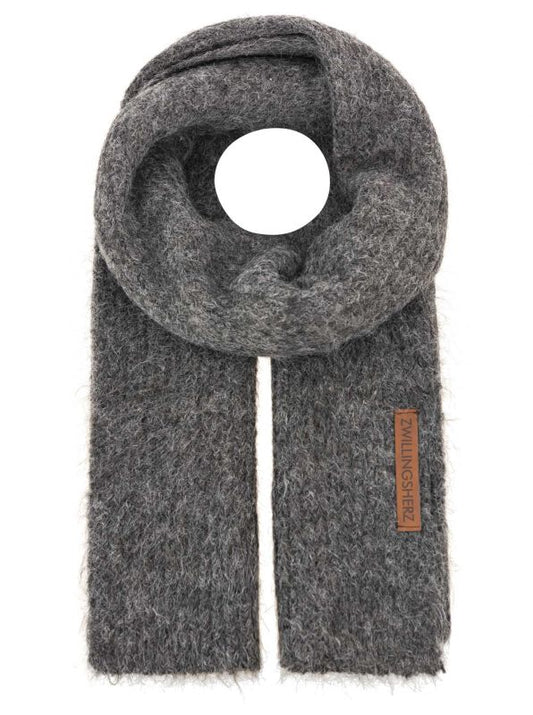 💕 Zwillingsherz Schal Kuschelschal "Rippe & Patch"