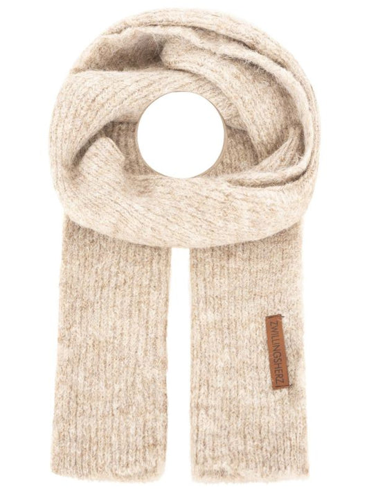 💕 Zwillingsherz Schal Kuschelschal "Rippe & Patch" Herren