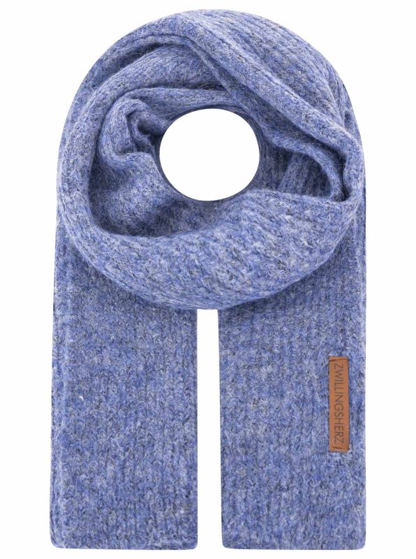 💕 Zwillingsherz Schal Kuschelschal "Rippe & Patch" Herren