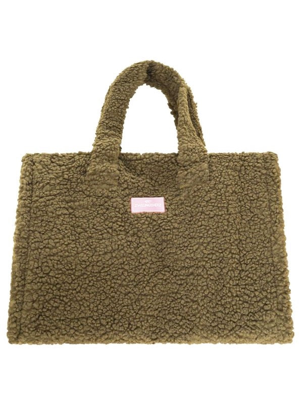 💕 Zwillingsherz XXL Shopper Teddy "Patch" Olive